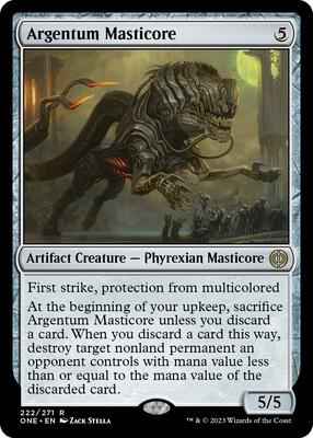 Magic: The Gathering - Phyrexia: All Will Be One - Argentum Masticore - 222 - Normal