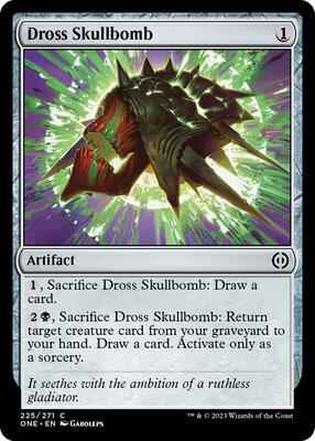 Magic: The Gathering - Phyrexia: All Will Be One - Dross Skullbomb - 225 - Normal