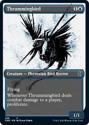 Magic: The Gathering - Phyrexia: All Will Be One - Thrummingbird (Showcase) - 288 - Normal