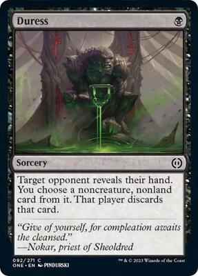 Magic: The Gathering - Phyrexia: All Will Be One - Duress - 92 - Normal