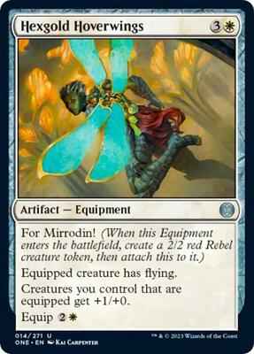 Magic: The Gathering - Phyrexia: All Will Be One - Hexgold Hoverwings - 14 - Normal