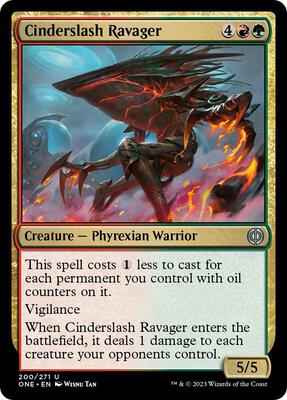 Magic: The Gathering - Phyrexia: All Will Be One - Cinderslash Ravager - 200 - Normal