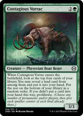 Magic: The Gathering - Phyrexia: All Will Be One - Contagious Vorrac - 164 - Normal