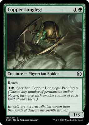 Magic: The Gathering - Phyrexia: All Will Be One - Copper Longlegs - 165 - Normal