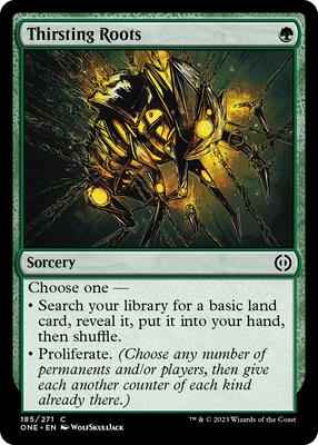 Magic: The Gathering - Phyrexia: All Will Be One - Thirsting Roots - 185 - Normal