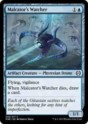 Magic: The Gathering - Phyrexia: All Will Be One - Malcator's Watcher - 58 - Normal