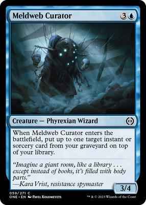 Magic: The Gathering - Phyrexia: All Will Be One - Meldweb Curator - 59 - Normal