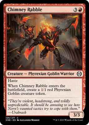 Magic: The Gathering - Phyrexia: All Will Be One - Chimney Rabble - 126 - Foil