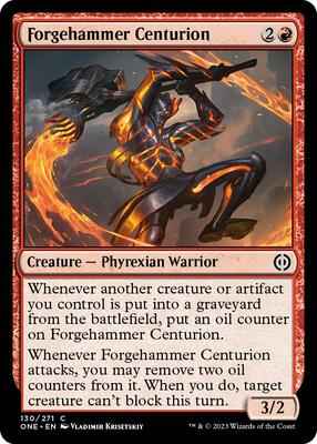 Magic: The Gathering - Phyrexia: All Will Be One - Forgehammer Centurion - 130 - Normal