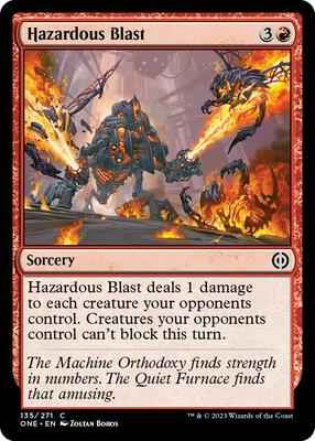 Magic: The Gathering - Phyrexia: All Will Be One - Hazardous Blast - 135 - Normal
