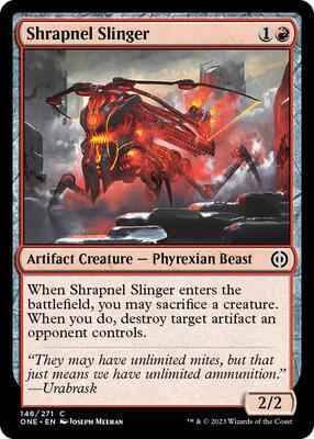 Magic: The Gathering - Phyrexia: All Will Be One - Shrapnel Slinger - 148 - Normal