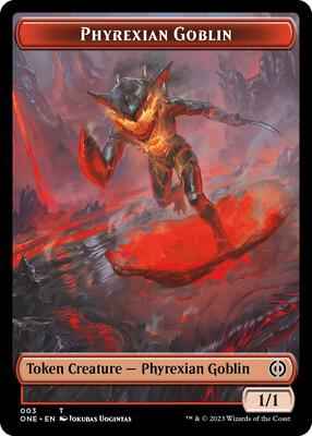 Magic: The Gathering - Phyrexia: All Will Be One - Phyrexian Goblin Token - 3 - Normal