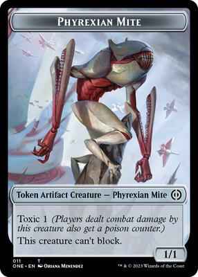 Magic: The Gathering - Phyrexia: All Will Be One - Phyrexian Mite Token (011) - 11 - Normal