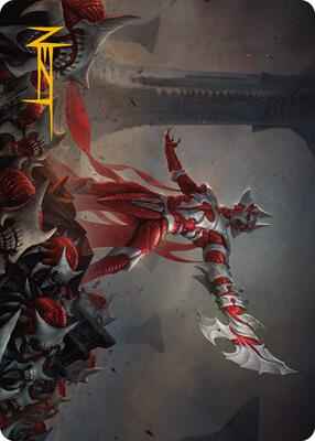Magic: The Gathering - Art Series: Phyrexia: All Will Be One - Mite Overseer Art Card (Gold-Stamped Signature) - 4 - Normal