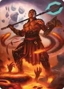 Magic: The Gathering - Art Series: Phyrexia: All Will Be One - Koth, Fire of Resistance Art Card - 31 - Normal