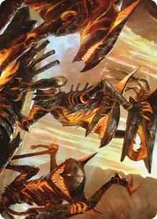 Magic: The Gathering - Art Series: Phyrexia: All Will Be One - Gleeful Demolition Art Card - 28 - Normal