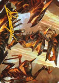 Magic: The Gathering - Art Series: Phyrexia: All Will Be One - Gleeful Demolition Art Card (Gold-Stamped Signature) - 28 - Normal