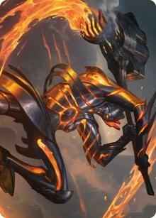 Magic: The Gathering - Art Series: Phyrexia: All Will Be One - Forgehammer Centurion Art Card - 26 - Normal