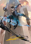 Magic: The Gathering - Art Series: Phyrexia: All Will Be One - Kaito, Dancing Shadow Art Card (48/81) (Gold-Stamped Signature) - 48 - Normal