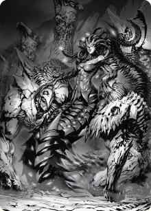 Magic: The Gathering - Art Series: Phyrexia: All Will Be One - Vraska, Betrayal's Sting Art Card - 72 - Normal