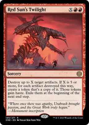Magic: The Gathering - Promo Pack: Phyrexia: All Will Be One - Red Sun's Twilight - 145 - Normal
