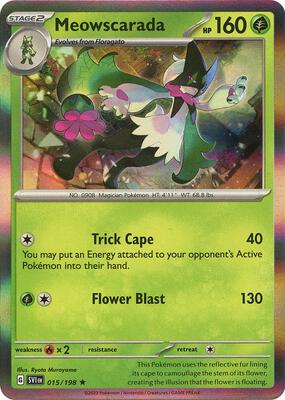 Pokemon - SV01: Scarlet & Violet Base Set - Meowscarada - 015/198 - Anime Card Craze