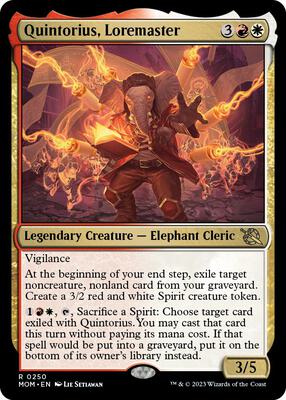 Magic: The Gathering - March of the Machine - Quintorius, Loremaster - Normal
