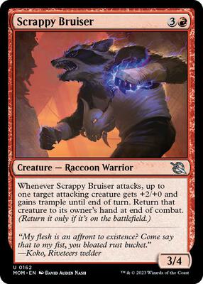 Magic: The Gathering - March of the Machine - Scrappy Bruiser - Normal