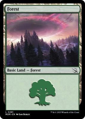 Magic: The Gathering - March of the Machine - Forest (0281) - Normal