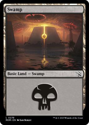Magic: The Gathering - March of the Machine - Swamp (0279) - Normal