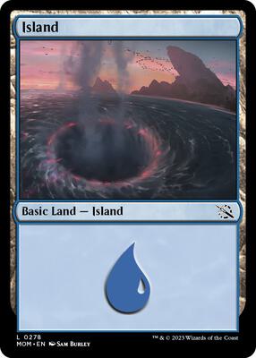 Magic: The Gathering - March of the Machine - Island (0278) - Normal