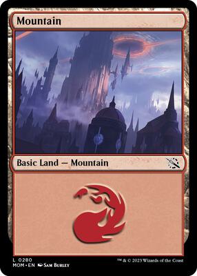 Magic: The Gathering - March of the Machine - Mountain (0280) - Normal