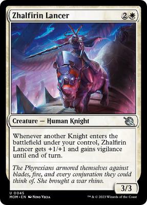 Magic: The Gathering - March of the Machine - Zhalfirin Lancer - Normal
