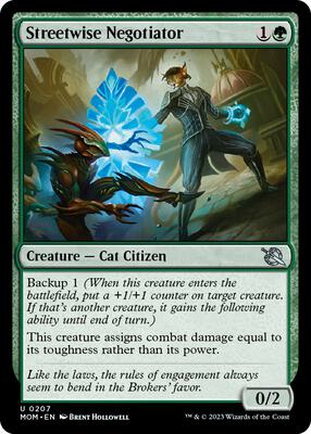 Magic: The Gathering - March of the Machine - Streetwise Negotiator - Normal
