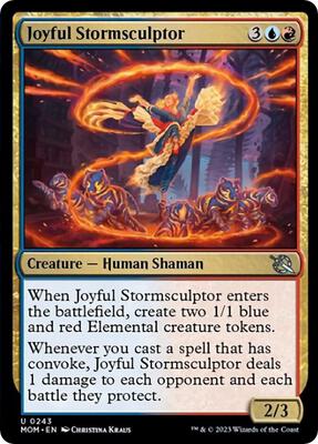Magic: The Gathering - March of the Machine - Joyful Stormsculptor - Normal