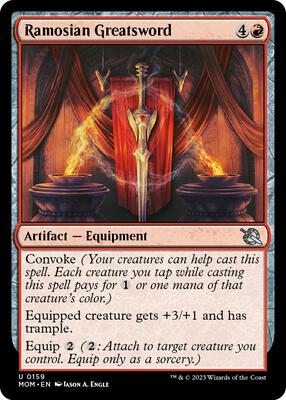 Magic: The Gathering - March of the Machine - Ramosian Greatsword - Normal