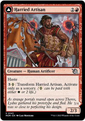 Magic: The Gathering - March of the Machine - Harried Artisan - Normal