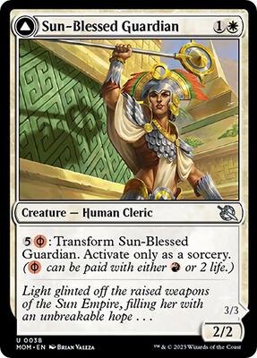 Magic: The Gathering - March of the Machine - Sun-Blessed Guardian - Normal