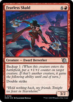 Magic: The Gathering - March of the Machine - Fearless Skald - Foil