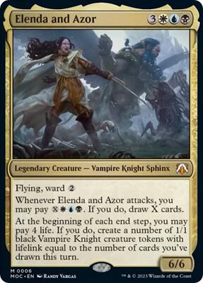 Magic: The Gathering - Commander: March of the Machine - Elenda and Azor - Foil
