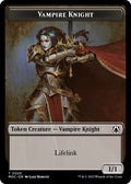 Magic: The Gathering - Commander: March of the Machine - Vampire Knight // Soldier Double-sided Token - Normal