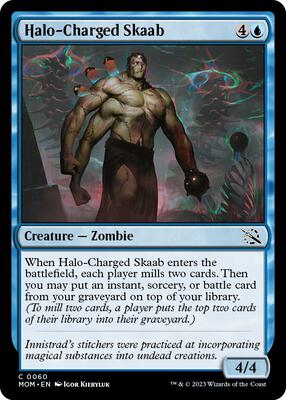 Magic: The Gathering - March of the Machine - Halo-Charged Skaab - Foil