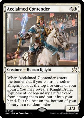 Magic: The Gathering - Commander: March of the Machine - Acclaimed Contender - Normal