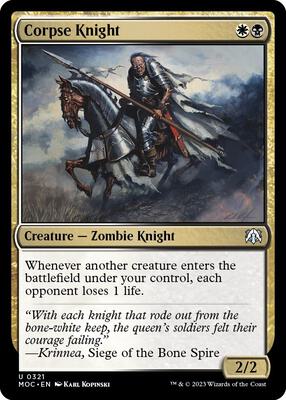 Magic: The Gathering - Commander: March of the Machine - Corpse Knight - Normal