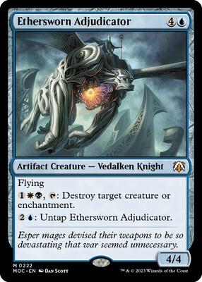 Magic: The Gathering - Commander: March of the Machine - Ethersworn Adjudicator - Normal