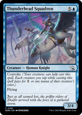 Magic: The Gathering - March of the Machine - Thunderhead Squadron - Foil