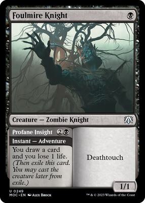Magic: The Gathering - Commander: March of the Machine - Foulmire Knight - Normal