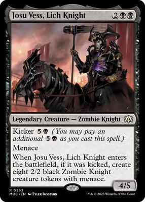 Magic: The Gathering - Commander: March of the Machine - Josu Vess, Lich Knight - Normal