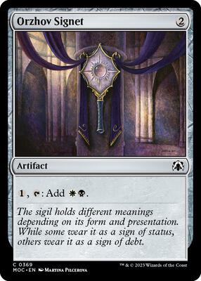 Magic: The Gathering - Commander: March of the Machine - Orzhov Signet - Normal