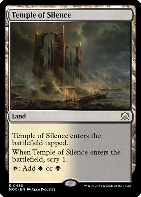 Magic: The Gathering - Commander: March of the Machine - Temple of Silence - Normal